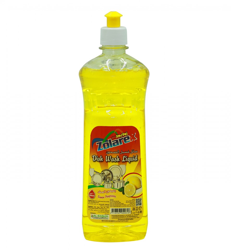 Zolarex  Dish wash Liquid Lemon 500 ml