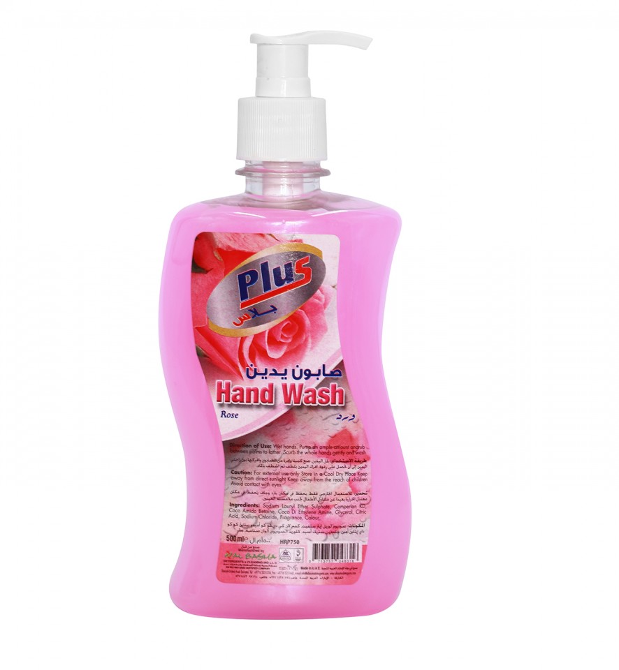 Plus Hand wash Liquid Rose 500 ml