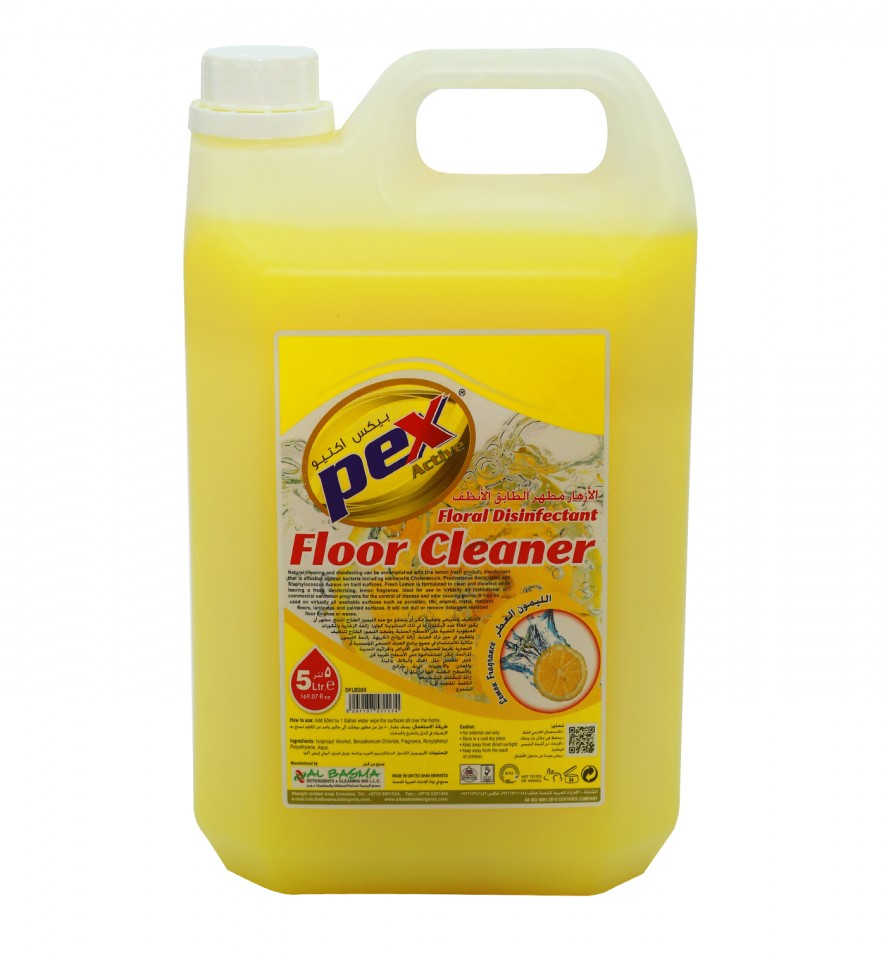 Pex active Disinfectant Floor cleaner Lemon 5 ltr