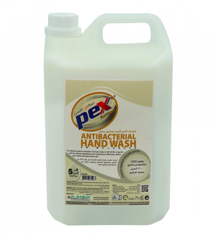 Pex active Antibacterial Hand wash liquid 5 ltr