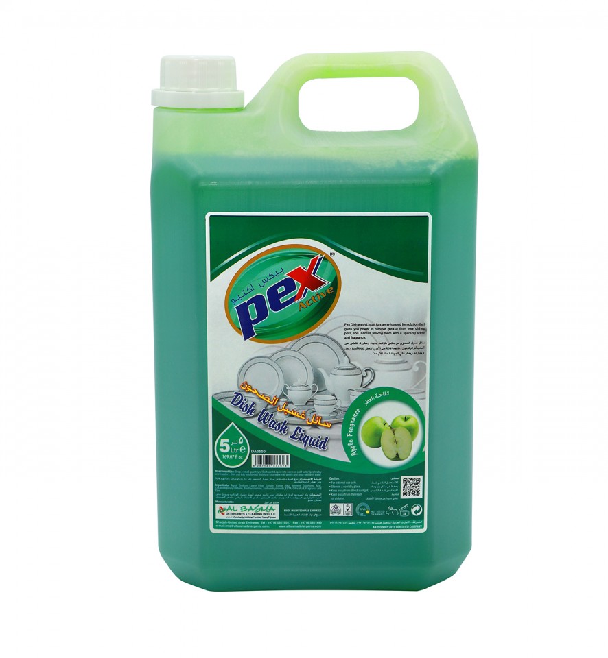 Pex active Dish wash Liquid Apple 5 ltr