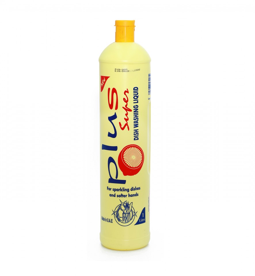 Plus Dish wash Liquid Lemon 1 ltr