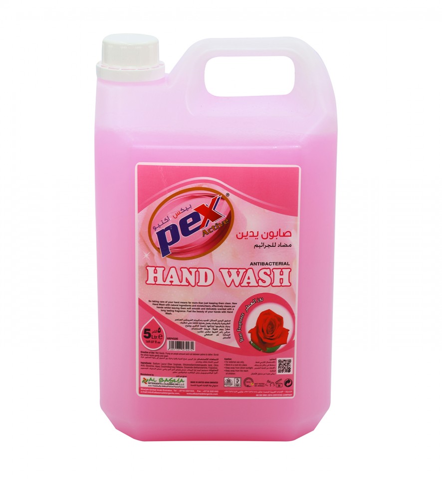 Pex active Hand wash Liquid Rose 5 ltr