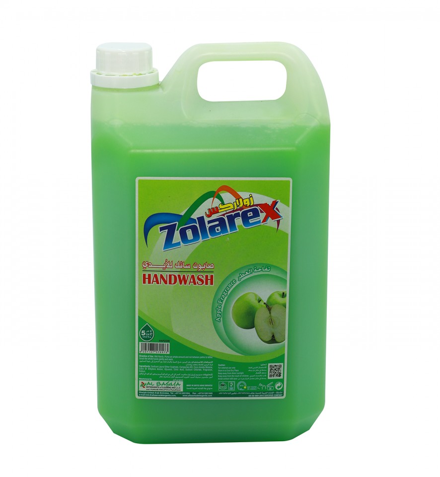 Zolarex Hand wash Liquid Apple 5 ltr
