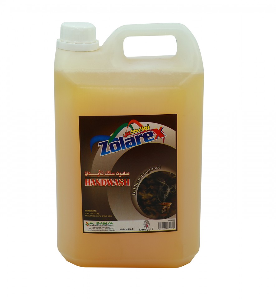 Zolarex Hand wash Liquid Bukoor 5 ltr