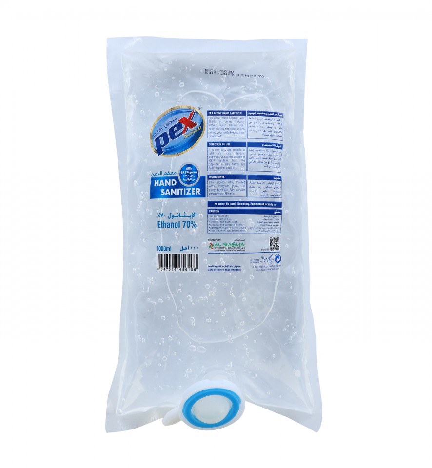 Pex active Hand Sanitizer Pouch 1000 ml