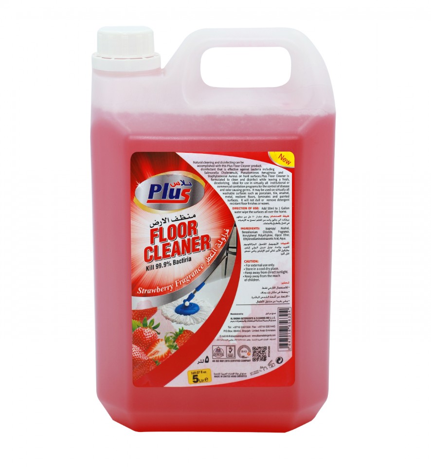 Plus Floor cleaner Strawberry 5 ltr