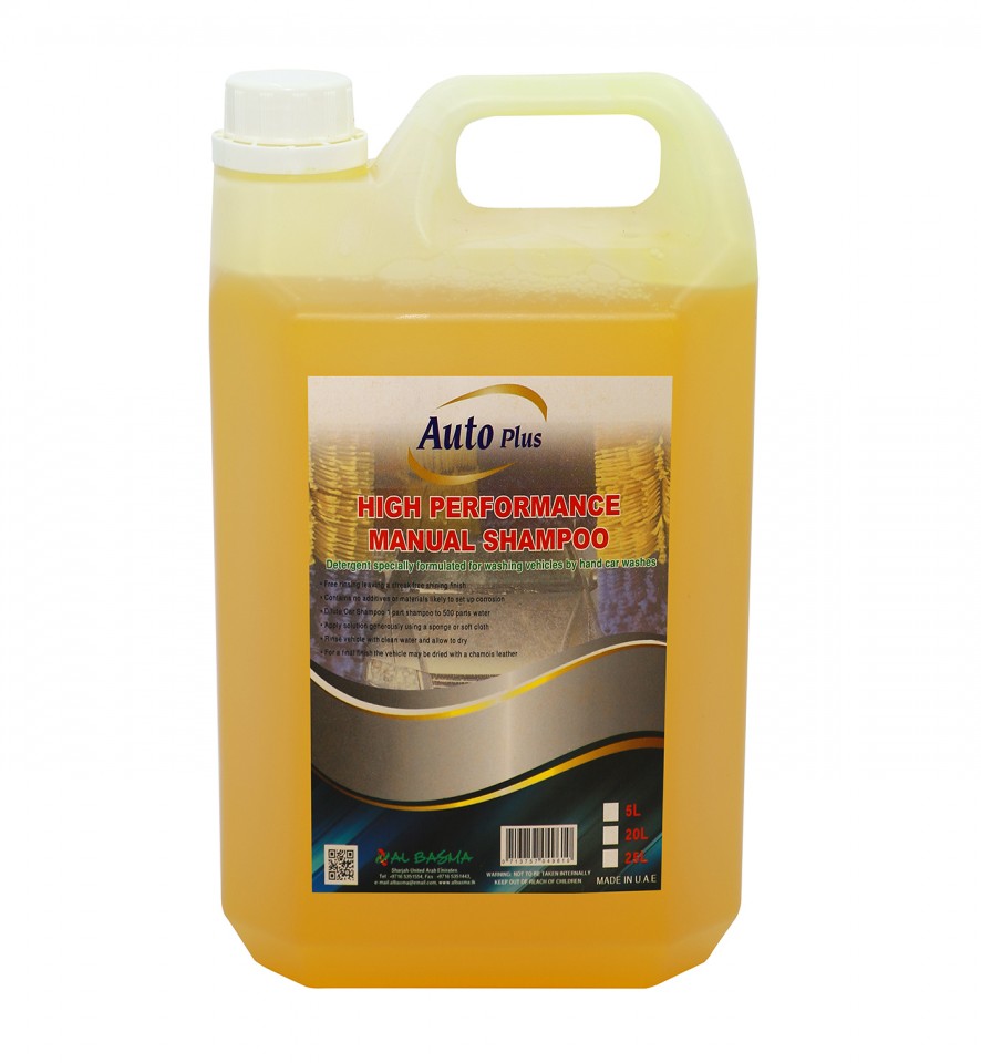 Auto Plus Manual car wash Shampoo 5 ltr