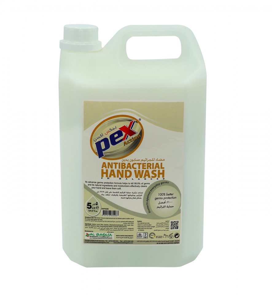 Pex active Antibacterial Hand wash liquid 5 ltr