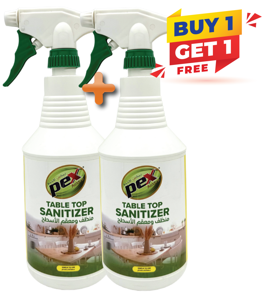 PEX ACTIVE® Table Top Sanitizer – 1 Litre – Buy 1 Get 1 Free Offer