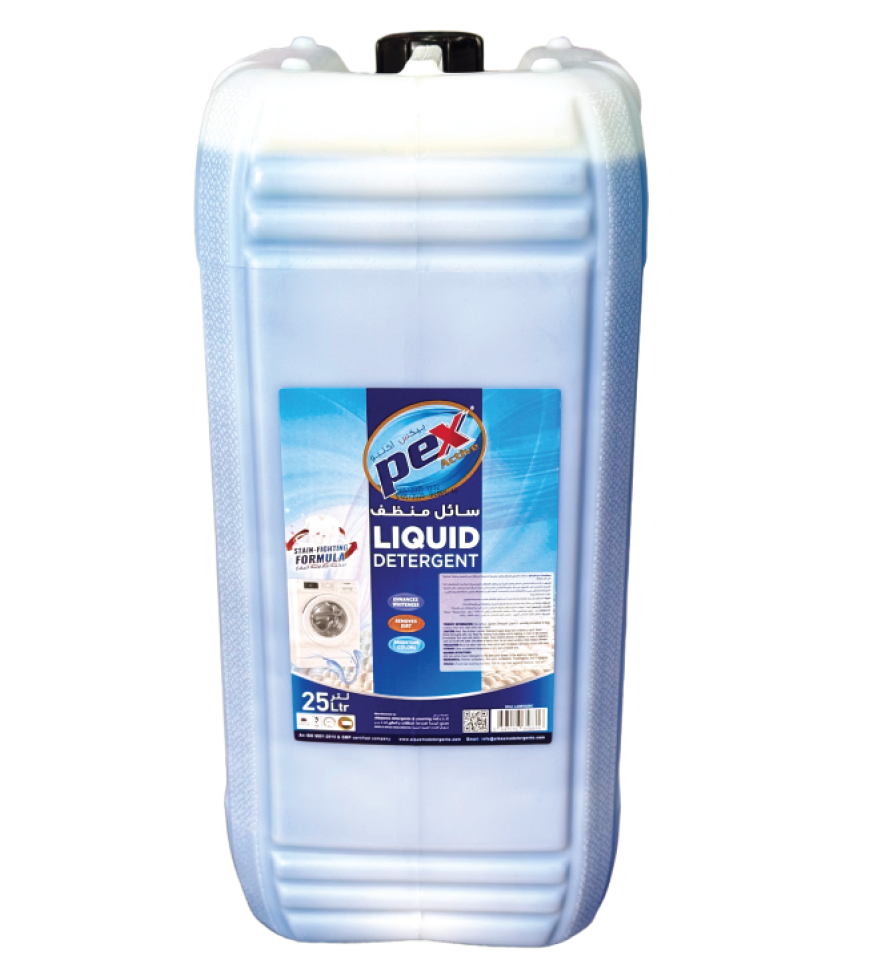 Pex Active Liquid Detergent Blue 25 Liter canister UAE