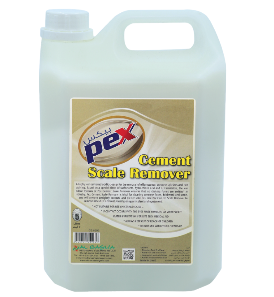 Pex Active® Cement Scale Remover 5 Liter | Professional Tile & Cement Cleaner UAE