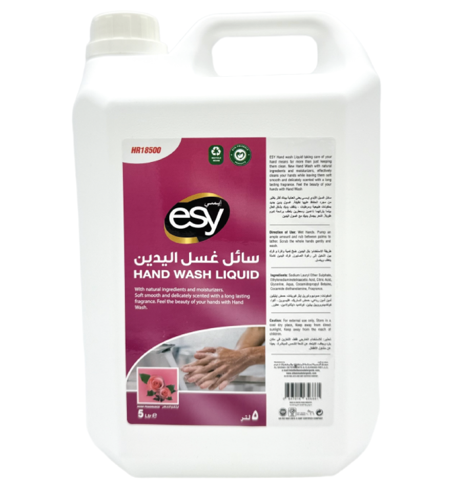 ESY Hand Wash Liquid Rose – 5 Liter
