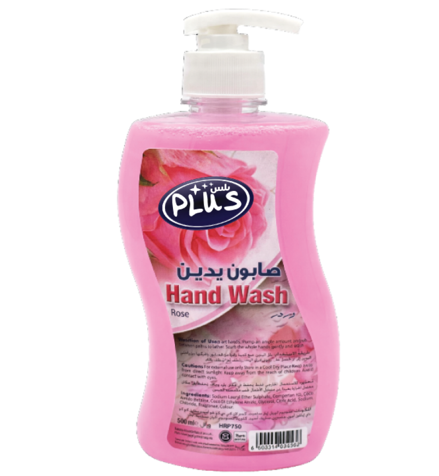 Plus Hand wash Liquid Rose 500 ml