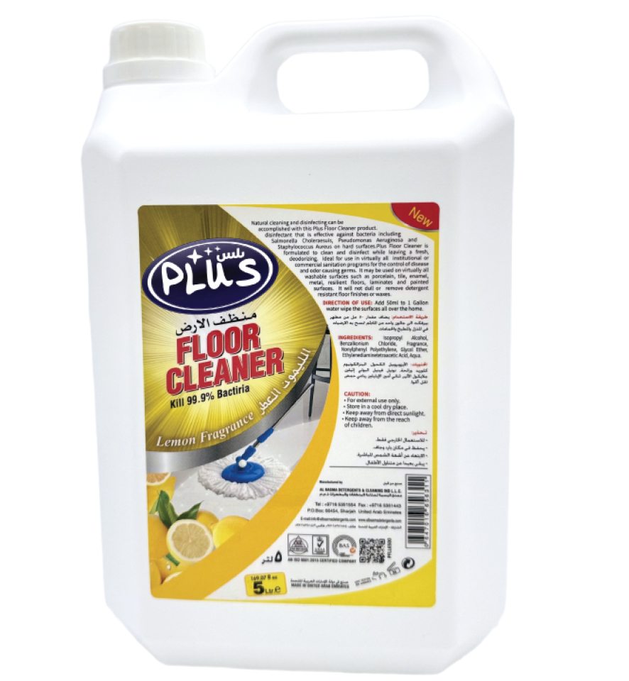 Plus Floor cleaner Lemon 5 ltr