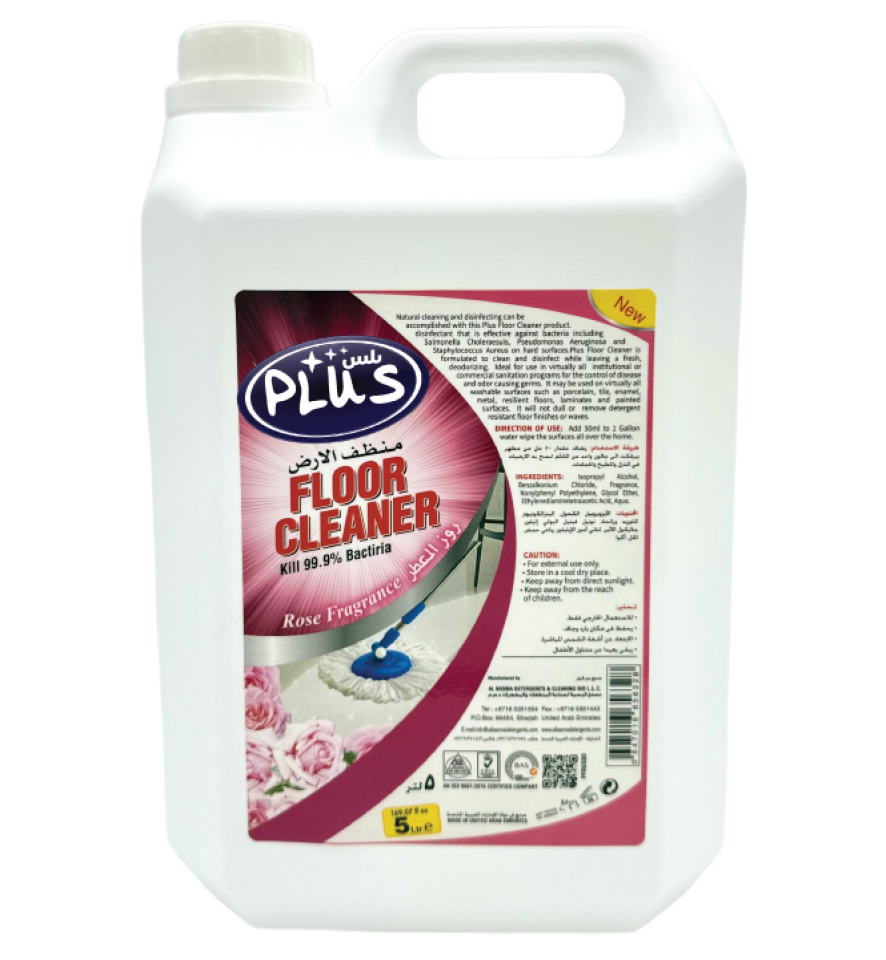 Plus Floor cleaner Rose 5 ltr