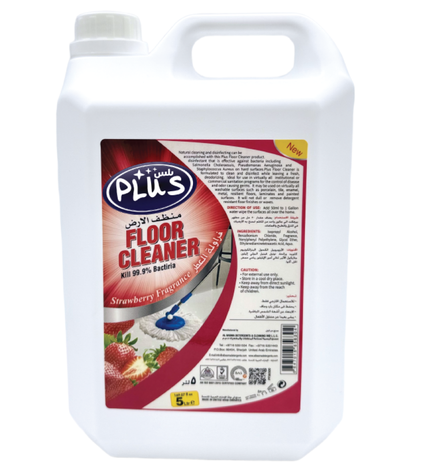 Plus Floor cleaner Strawberry 5 ltr