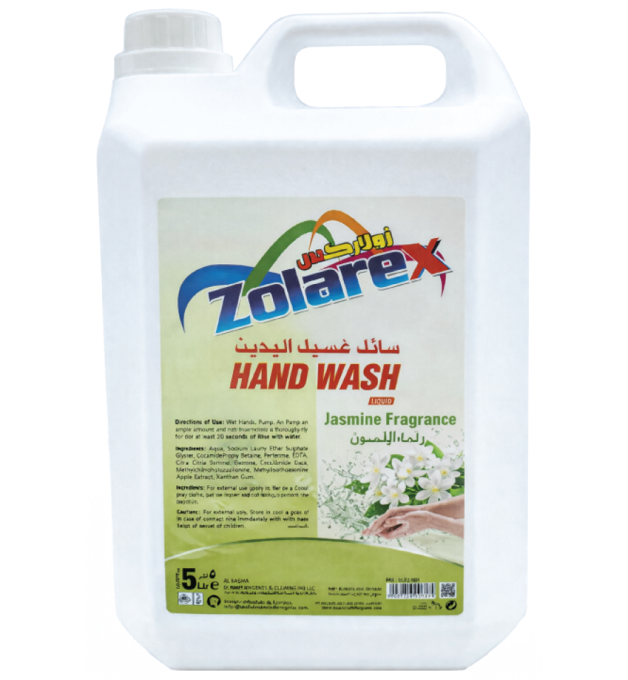 Zolarex Hand wash Liquid Jasmine 5 ltr