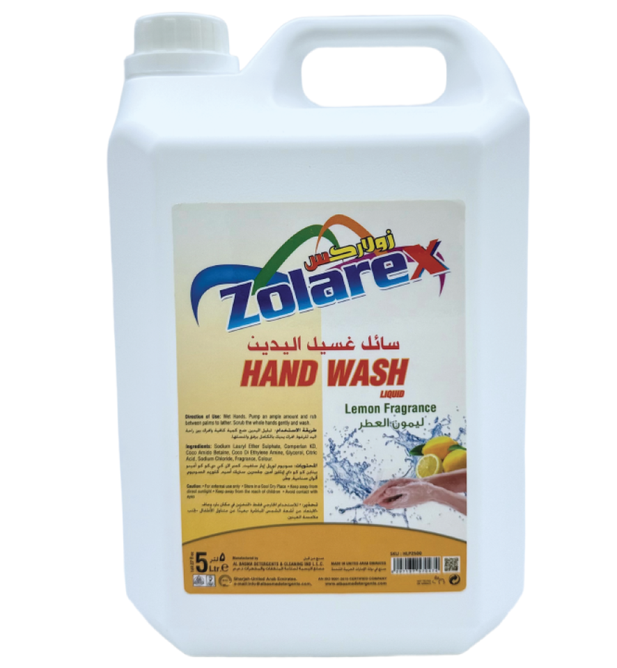 Zolarex Hand wash Liquid Lemon 5 ltr